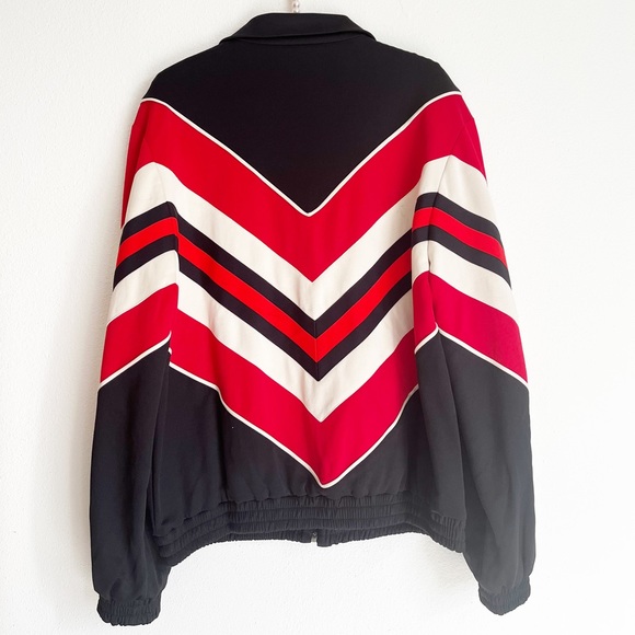 GUCCI chevron-pattern bomber jacket. - Picture 5 of 13